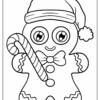 Gingerbread Man Coloring Pages