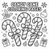 Candy Cane Coloring Pages