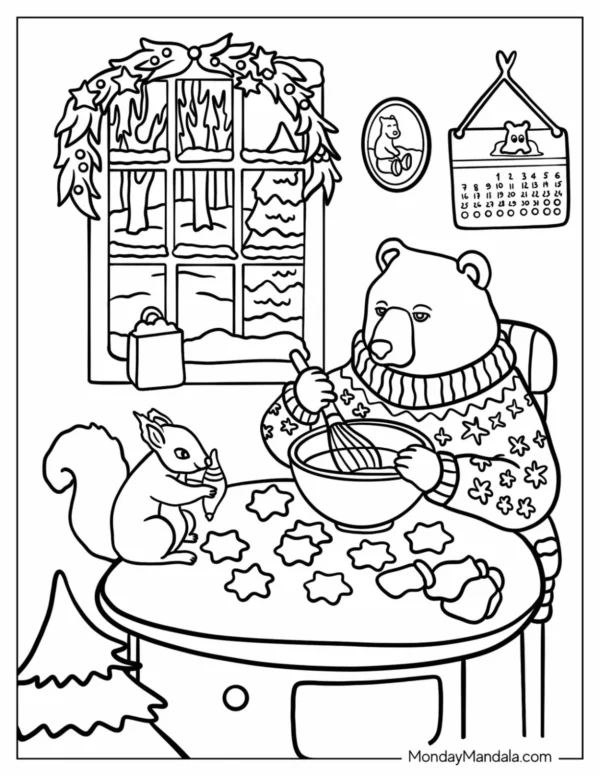 Christmas Coloring Pages For Adults