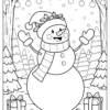 Snowman Coloring Pages