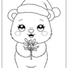 Mistletoe Coloring Pages
