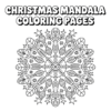 Christmas Mandala Coloring Pages