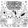 Christmas Pokemon Coloring Pages