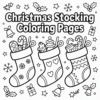 Christmas Stocking Coloring Pages