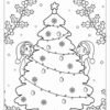 Christmas Tree Coloring Pages