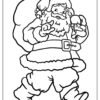Santa Coloring Pages