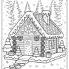 Gingerbread House Coloring Pages