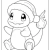 Christmas Pokemon Coloring Pages