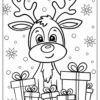 Rudolph Christmas Coloring Pages