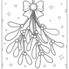 Mistletoe Coloring Pages