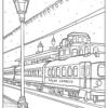Polar Express Coloring Pages