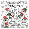 Elf On The Shelf Coloring Pages