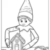 Elf On The Shelf Coloring Pages