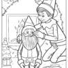 Elf On The Shelf Coloring Pages