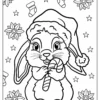 Candy Cane Coloring Pages