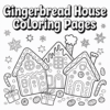 Gingerbread House Coloring Pages