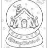 Snow Globe Coloring Pages