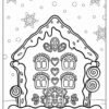 Gingerbread House Coloring Pages