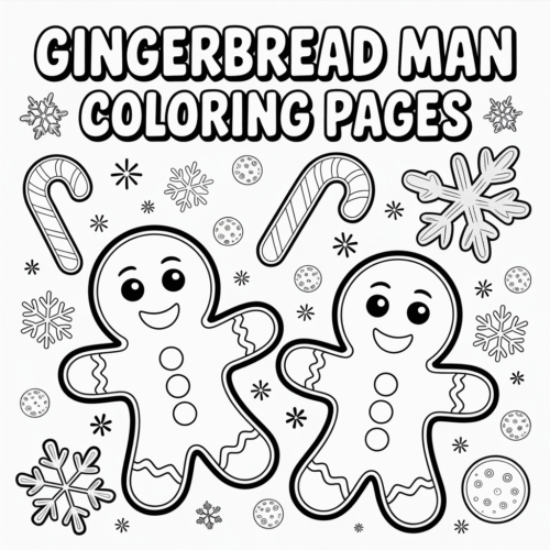 Gingerbread Man Coloring Pages