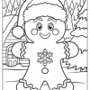 Gingerbread Man Coloring Pages