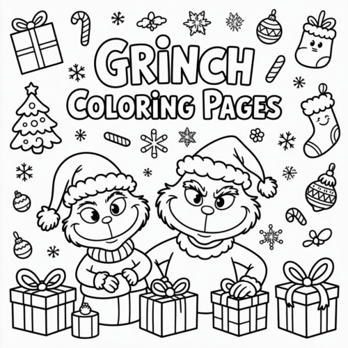 Grinch Coloring Pages