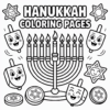 Hanukkah Coloring Pages