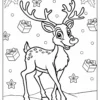 Rudolph Christmas Coloring Pages