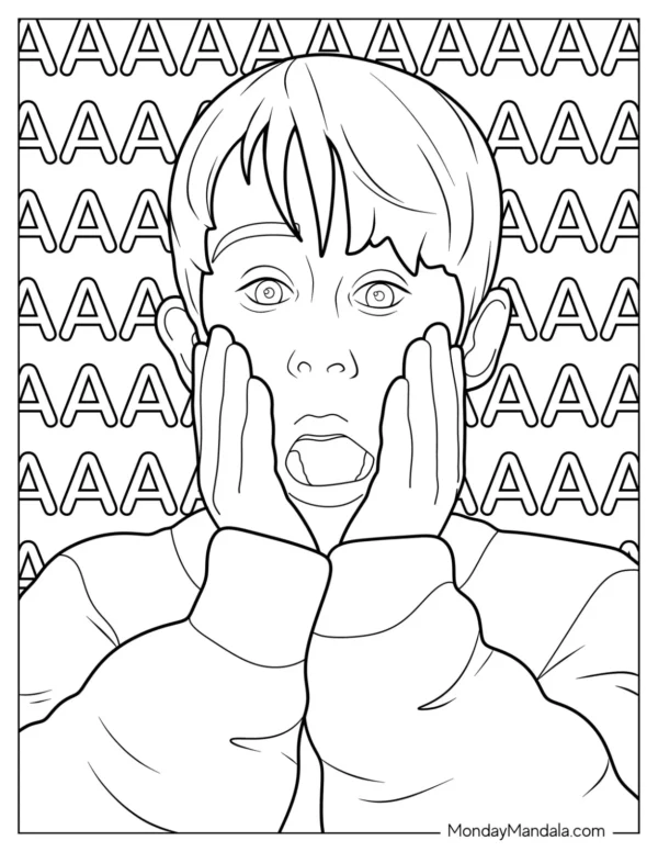 Home Alone Coloring Pages