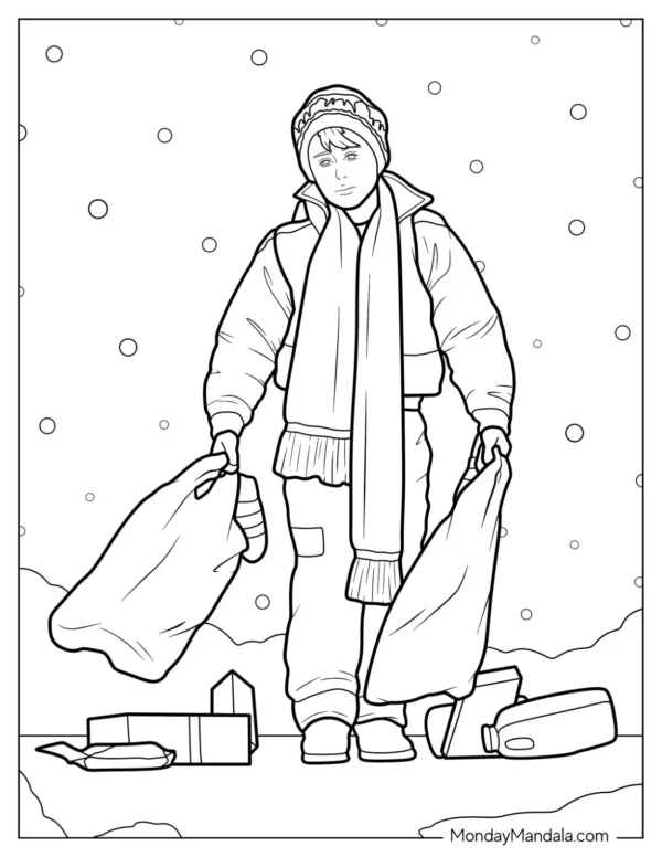 Home Alone Coloring Pages