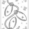 Christmas Lights Coloring Pages