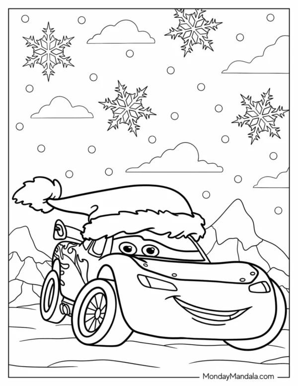 Disney Christmas Coloring Pages