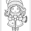 Hot Chocolate Coloring Pages