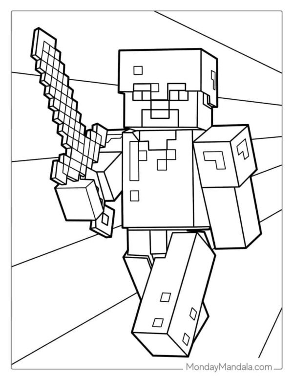 Minecraft Coloring Pages