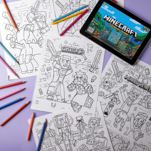 Minecraft Coloring Pages