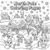 North Pole Coloring Pages