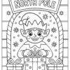 North Pole Coloring Pages
