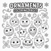 Ornaments Coloring Pages