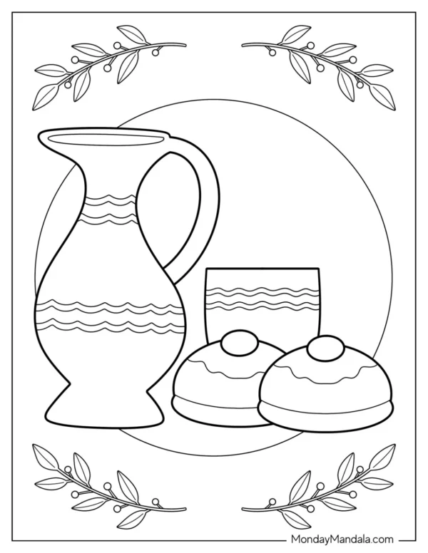 Hanukkah Coloring Pages