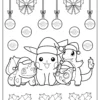 Christmas Pokemon Coloring Pages