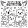 Polar Bear Coloring Pages