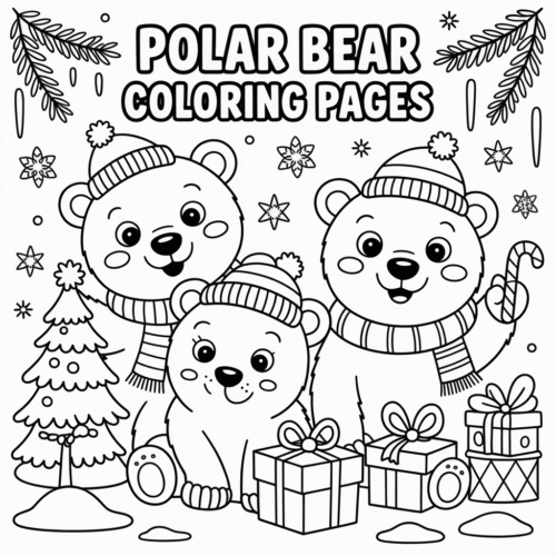 Polar Bear Coloring Pages