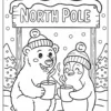 North Pole Coloring Pages