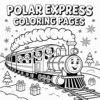 Polar Express Coloring Pages