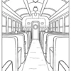Polar Express Coloring Pages