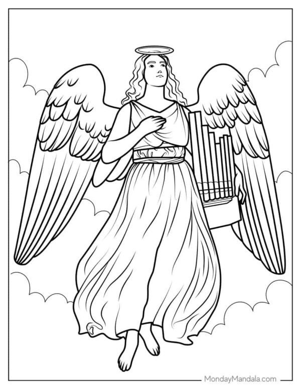 Angel Coloring Pages