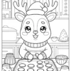 Reindeer Coloring Pages