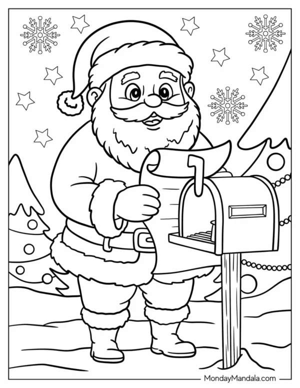 North Pole Coloring Pages