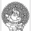 Christmas Mandala Coloring Pages