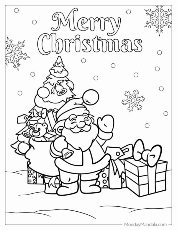 Christmas Present Coloring Pages