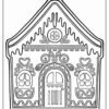 Gingerbread House Coloring Pages